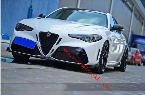 Alfa Romeo Giulia GTAm/GTA  wide body kit front bumper rear bumper side skirts spoiler