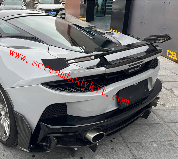 Mclaren GT spoiler wing dry carbon fiber