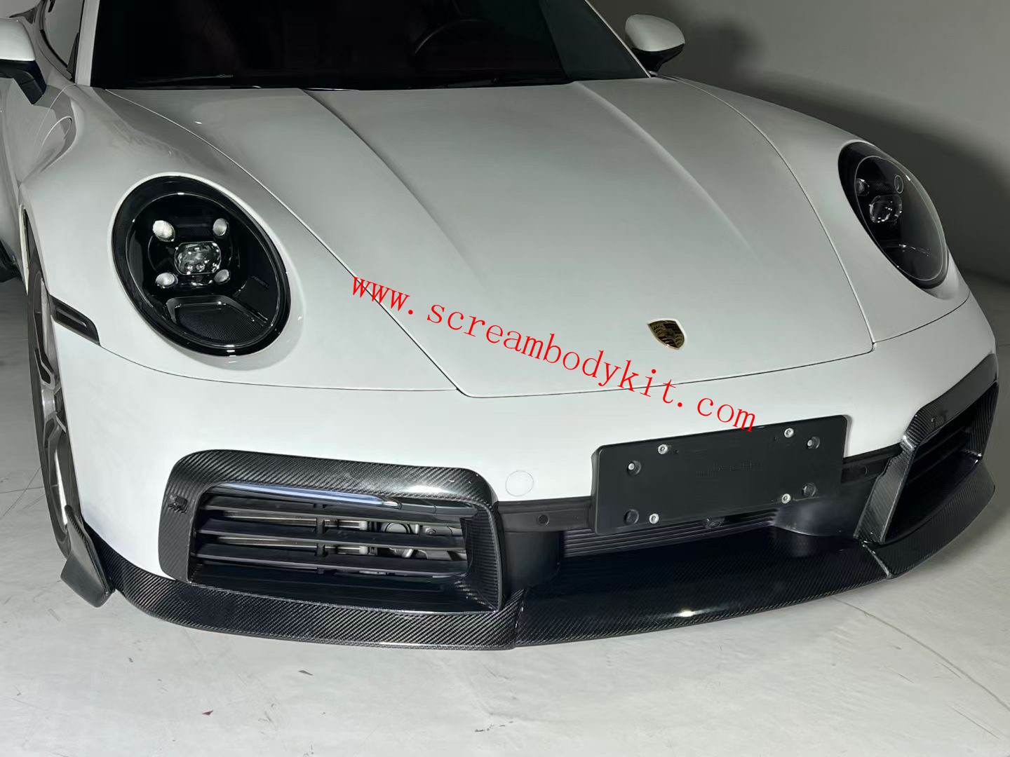 Porsche 992 carrera/carreras Brabus body kit front lip rear lip spoiler wing full dry carbon fiber