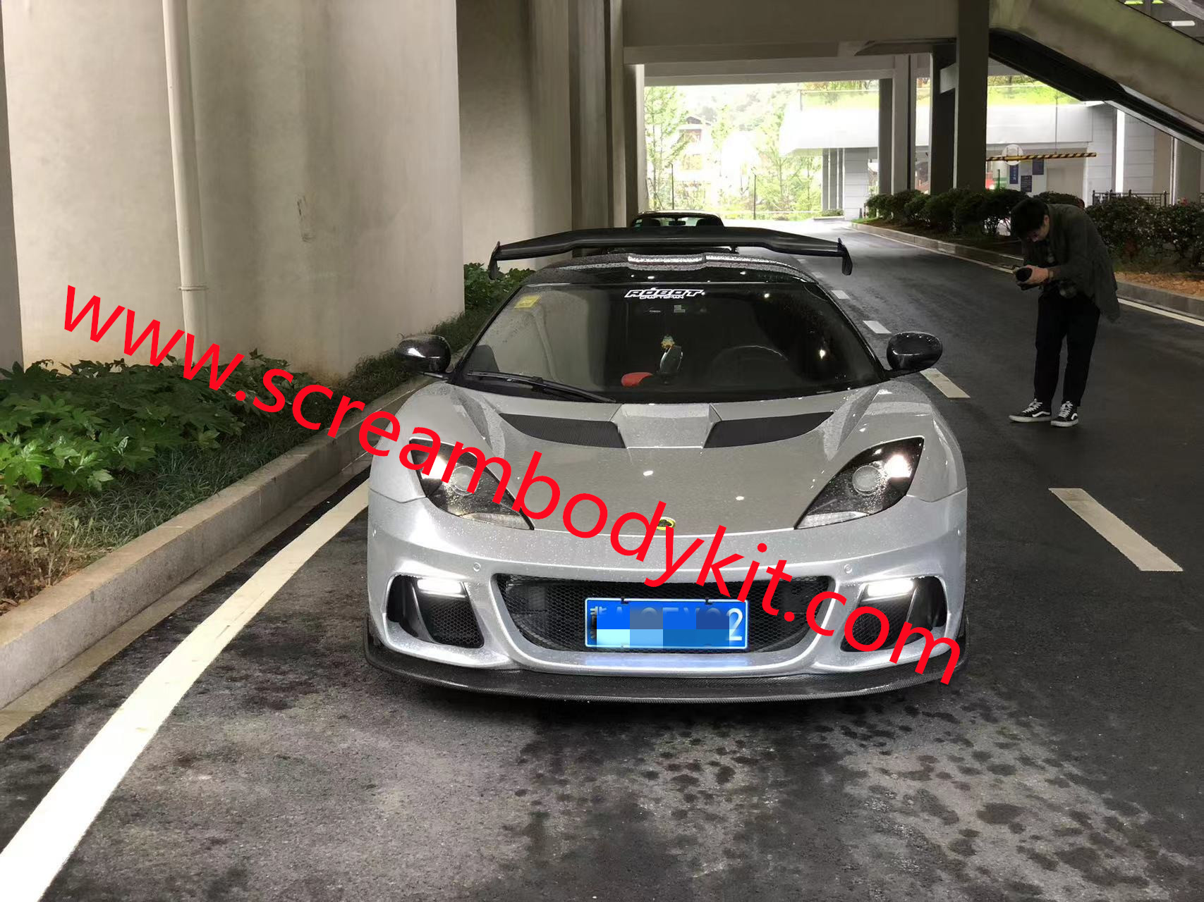 Lotus Evora 430 body kit front bumper side skirts rear bumper spoiler wing old update New type