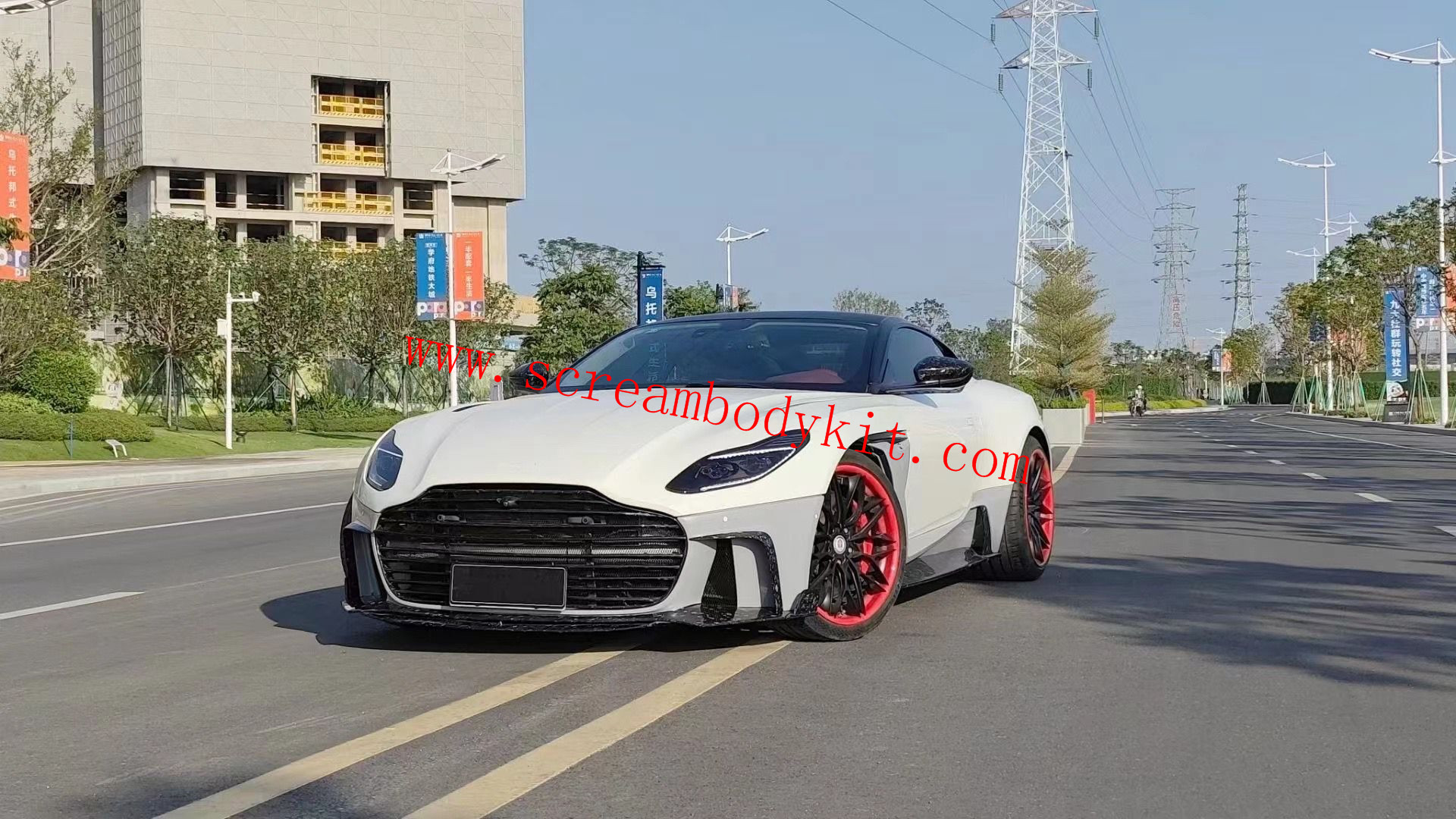 AstonMartin DB11 Mansory body kit hood front bumper side skirts rear bumper spoiler wing