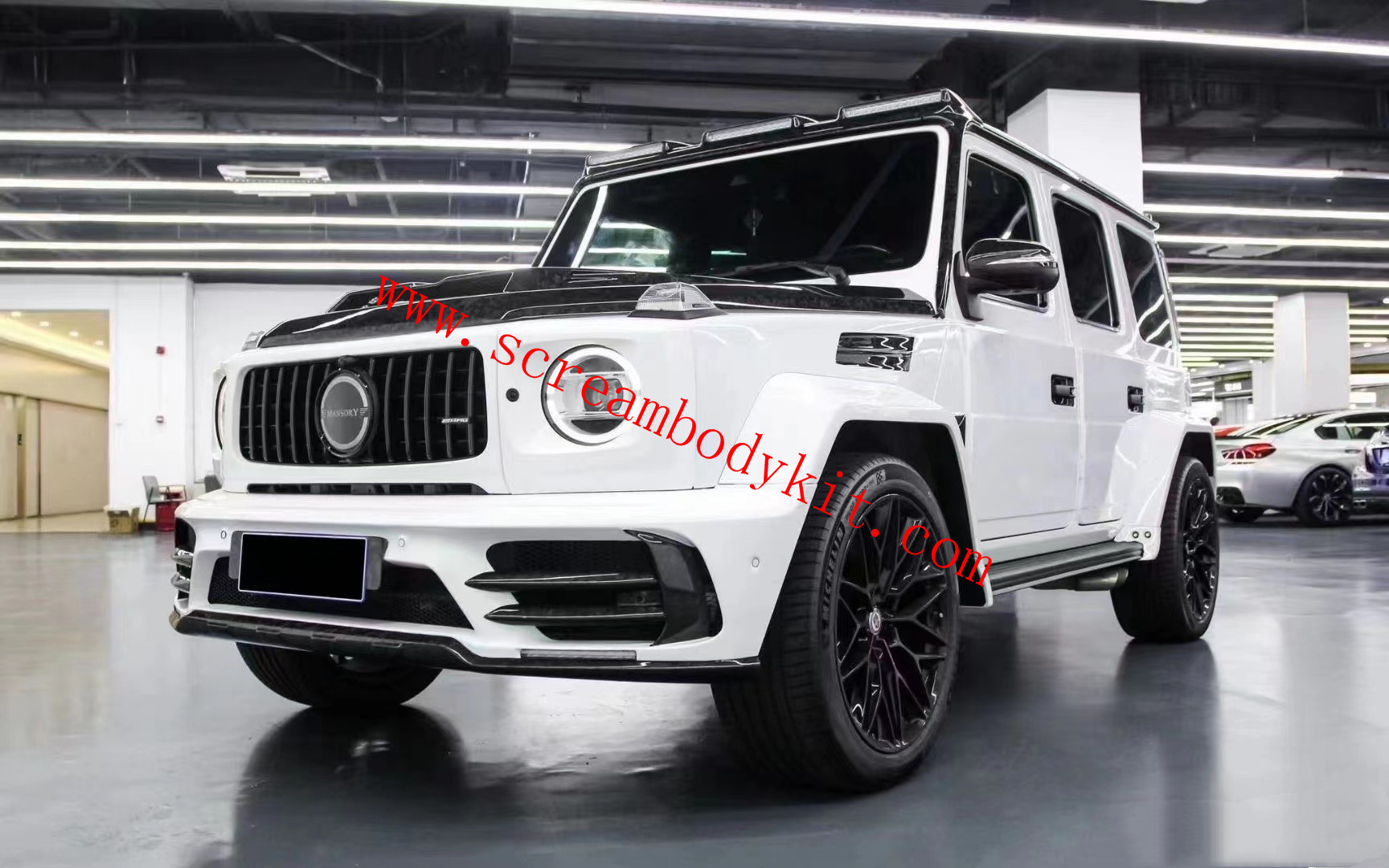 Mercedes-Benz w464 G63 G500 G550 Mansory wide body kit front bumper rear bumper side skirts fenders etc