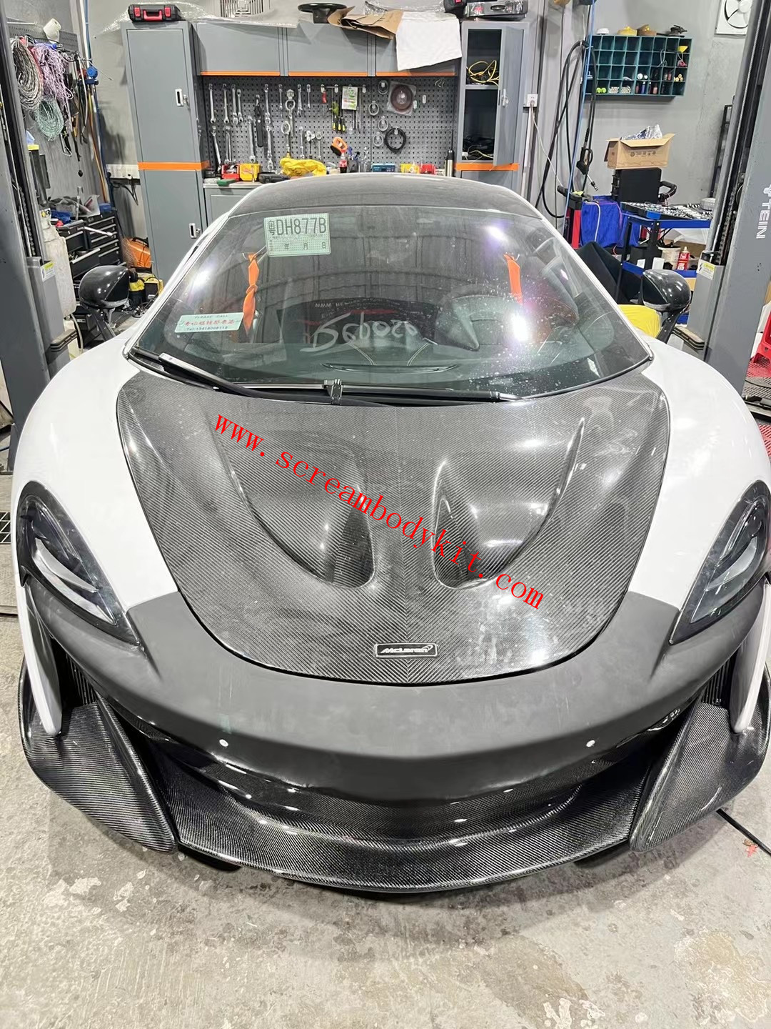 Mclaren 540C 570S 570GT 600LT P1 dry carbon fiber hood