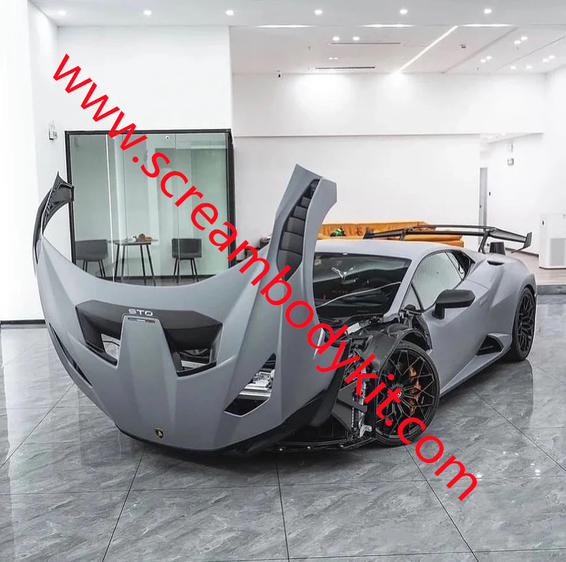 Lamborghini huracan Lp580 Lp610 conversion STO body kit front bumper rear bumper side skirts spoiler