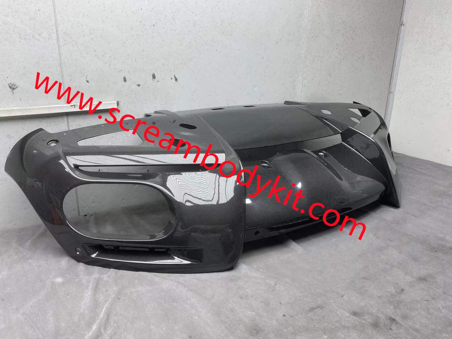 Ferrari Roma body kit front lip side skirts rear lip spoiler full dry carbon fiber