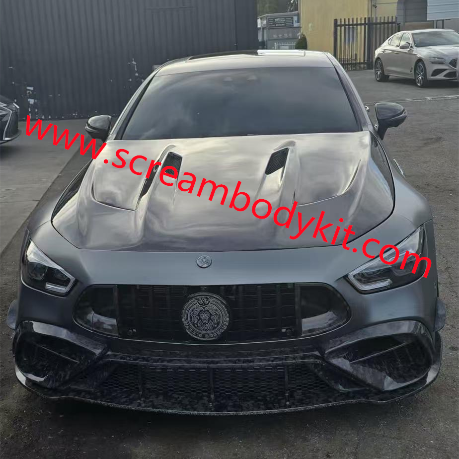 Mercedes Benz GT50 GT53 GT63 Mansory body kit front bumper rear bumper side skirts hood spoiler wing