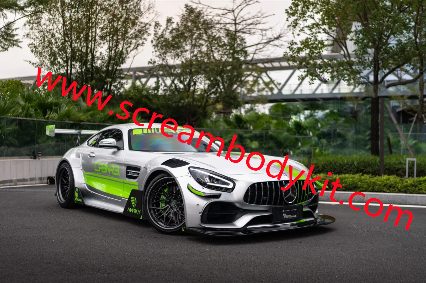 Mercedes Benz GT GT3 wide body kit