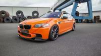 BMW M5 front lip after lip carbon fiber