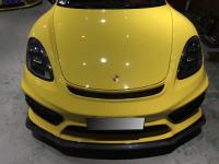 Porsche 718 cayman/ boxster GT4 body kit front bumper lip after bumper lip side skirts rear spoiler