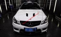 Mercedes-Benz W204 C63 Coupe front lip after lip side skirts  spoiler