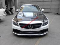 Mercedes-benz C63Amg front lip after lip hood spoiler