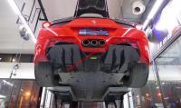 Ferrari 458 after lip Carbon fiber