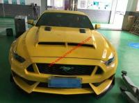 Mustang wide body kit front lip after lip side skirts hood