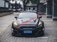 Nissan GTR R35 wide body kit LB type.2 + Rocket body kit  front bumper after bumper wing hood