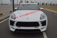 Porsche macan wide body kit front bumper front lip side skirts after lip fenders