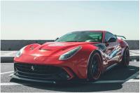 F12 Berilnetta wide body kit  front bumper after bumper front lip after lip spoiler fenders