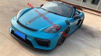 Porsche 718 Cayman or Boxster NEW GT4 front bumper GT3 RS fenders spoiler rear lip hood