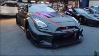 GTR R35 LB performance V3 wide body kit front bumper rear bumper fenders hood spoiler