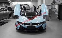 BMW I8 body kit front lip rear diffuser spoiler side skirts  carbon fiber