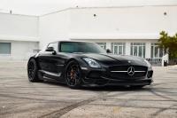 Mercedes Benz SLS black series body kit front bumper after bumper hood spoiler side skitrs fenders