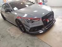 Audi RS7 body kit front lip rear lip side skirts spoiler dry carbon fiber