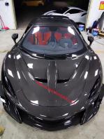 Mclaren 540C 570S 570GT 600LT dry carbon fiber body kit p1 hood front bumper rear bumper side skirts spoiler