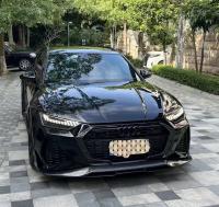 Audi RS6 front lip side skirts rear lip body kit carbon fiber