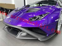 Lamborghini Huracan STO body kit dry carbon fiber front bumper hood spoiler wing rear bumper