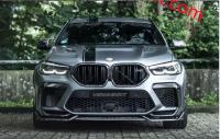 BMW X6M X6 wide body kit front lip side skirts rear lip spoiler fenders hood