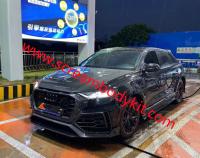 Audi Q8 RSQ8 SQ8 Mansory wide body kit front bumper rear bumper side skirts fenders hood spoiler