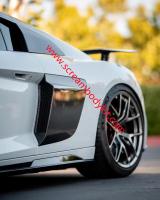 Audi R8 side air intake vents dry carbon fiber