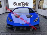 Lamborghini Huracan STO body kit front bumper rear bumper side skirts fenders hood spoiler whole dry carbon fiber