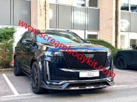 Cadillac Escalade Mansory wide body kit front lip fenders rear lip spoiler carbon fiber etc