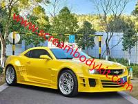 Camaro wide body kit front bumper after bumper hood side skirts wing
