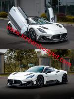 Maserati MC20 Mansory body kit carbon fiber front lip side skirts rear lip spoiler spoiler