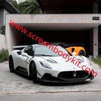 Maserati MC20 front lip side skirts rear lip spoiler full dry carbon fiber