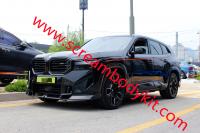 BMW XM wide body kit front lip side skirts rear lip spoiler fenders full dry carbon fiber