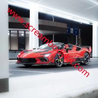 Ferrari SF90 Mansory body kit front bumper rear bumper fenders side skirts hood spoiler full dry carbon fiber