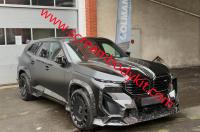 BMW XM Mansory wide body kit front lip fenders side skirts rear lip spoiler hood dry carbon fiber