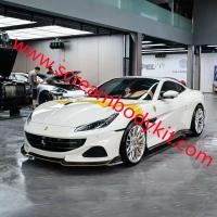 Ferrari portofino carbon fiber body kit front lip side skirts rear lip Mansory