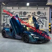 Mclaren artura front lip side skirts rear lip spoiler dry carbon fiber