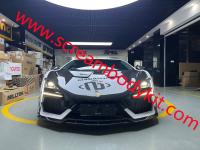 Lamborghini Revuelto Duke body kit front lip side skirts rear lip hood spoiler full dry carbon fiber