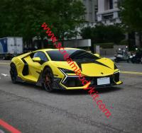 Lamborghini Revuelto front lip side skirts rear lip hood spoiler Mansory