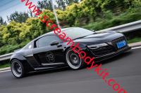 Audi R8 LB wide body kit front lip after lip wing  fenders