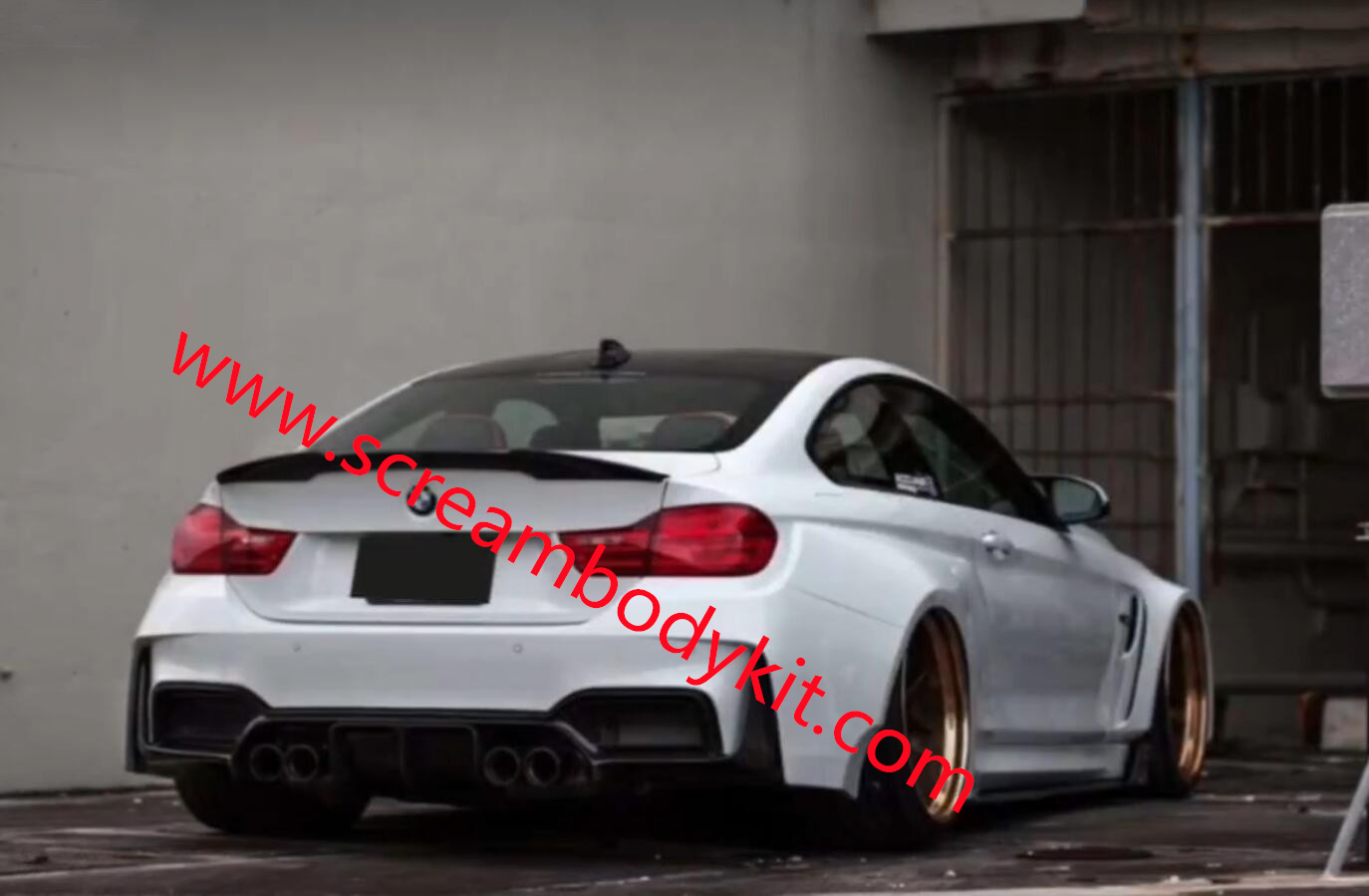 BWM F82 M4 wide body kit Vorsteiner front bumper after bumper side skirts fenders