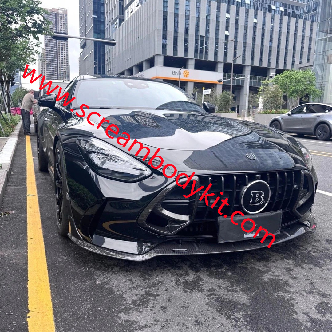 Mercedes Benz C192 AMG GT GT43 GT50 GT55 GT63 Brabus body kit front lip rear lip